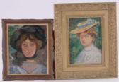 SELIGMAN edgar 1867-1958,portraits of women,Burstow and Hewett GB 2017-09-27