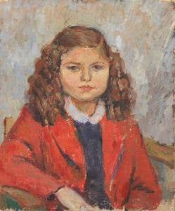 Selim Jewad 1919-1961,Portrait of Young Girl,1939,Bonhams GB 2023-11-15