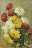 SELINGER Emily Harris McGary 1848-1927,flowers,Pook & Pook US 2016-04-25