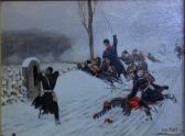 SELL Christian II,A pair of Franco-Prussian snowy war scenes,Andrew Smith and Son 2017-09-12