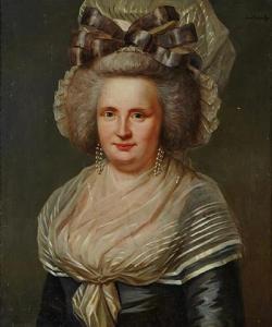 SELLES Pierre Nicolas 1751-1831,Portrait d'une dame de qualité,1789,Julien Debacker FR 2017-12-09
