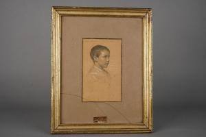 SELLIER Charles François 1830-1882,Portrait du neveu de l'artiste,Sadde FR 2024-04-06