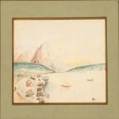 SELMYHR Conrad 1877-1944,Landscape from a fiord in Norway,1907,Bruun Rasmussen DK 2011-01-31