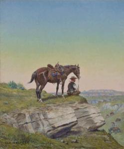 SELTZER Olaf Carl 1877-1957,Cowboy at Rest,Christie's GB 2016-05-19