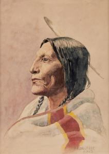 SELTZER Olaf Carl 1877-1957,Portrait of an Indian,1915,Bonhams GB 2019-02-08