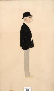 SEM 1863-1934,CARICATURE OF WILLIAM HALL WALKER, 1ST BARON WAVER,Mellors & Kirk GB 2013-06-13