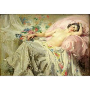 SEMENOVICH EGORNOV Sergei 1860-1920,Reclining Nude,1906,Kodner Galleries US 2017-04-19