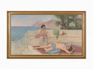 SEMENOVICH EGORNOV Sergei 1860-1920,Roman Bathers,1913,Auctionata DE 2016-06-28