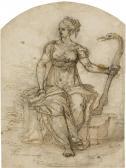 SEMINO Ottavio 1520-1604,AN ALLEGORICAL FEMALE FIGURE, POSSIBLY VIGILANCE,Sotheby's GB 2013-07-05