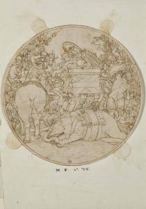 SEMINO Ottavio 1520-1604,Bataille entre carthaginois sur des éléphants et c,Christie's GB 2013-10-16