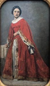 SEMIRADSKY GENRIKH 1843-1902,Portrait of a Lady in a Red Gown,MacDougall's GB 2020-05-16