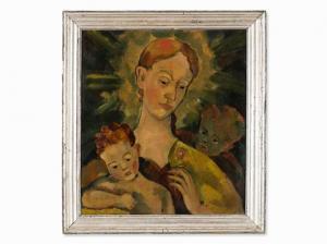 SEMM Willi 1888-1964,Madonna with Christ and St. John,1943,Auctionata DE 2015-05-19