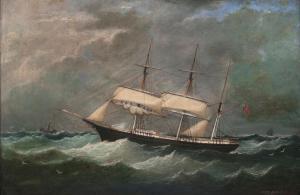 SEMPILL Joseph 1830-1877,Irish Marine Painter A Norwegian Three-Master in a,1873,Stahl DE 2020-09-26