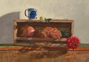 SEMPLE John Paulus 1930-2015,Still Life with Bread Box,1980,Sotheby's GB 2023-06-12