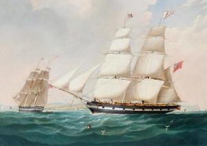 Semple Joseph 1830-1877,The English brig Zulieka off Belfast,Bonhams GB 2011-06-21