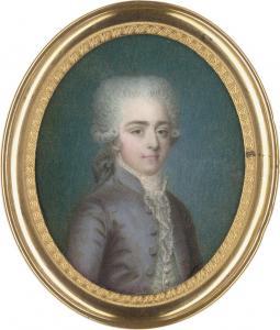 SENÉ Louis 1747-1804,Portrait eines jungen Mannes,Galerie Bassenge DE 2023-11-30