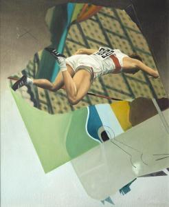 SENDIN Armando 1928,Atleta - Salto com VAra,1977,Escritorio de Arte BR 2021-05-13