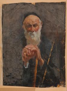 Sendler Adela,Portrait of a rabbi,1930,Kedem IL 2017-08-29