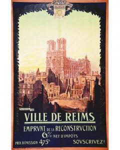 SENECHAL,Ville de Reims - La Cathédrale,1921,Artprecium FR 2020-07-10