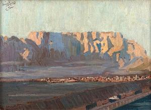 seneque joseph charles louis clement,An Impression of Table Mountain,1925,Strauss Co. 2016-10-10