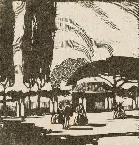seneque joseph charles louis clement 1896-1930,An Old-Fashioned Garden,Strauss Co. ZA 2017-09-18
