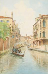 SENET Y PEREZ Rafael 1856-1926,A Venetian backwater,Sworders GB 2023-04-04