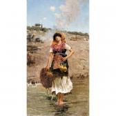 SENET Y PEREZ Rafael 1856-1926,pescadora (a young fisherwoman),Sotheby's GB 2003-11-18