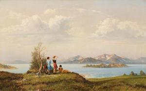 SENGTHALER Hans 1892-1958,CHIEMSEE WITH A VIEW OF THE FRAUENINSEL,im Kinsky Auktionshaus 2023-06-20