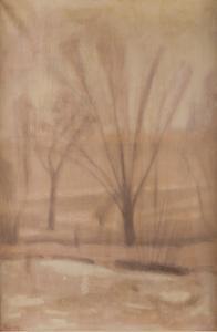 SENIOR Bryan 1935,Pond With Red Earth,1963,Bellmans Fine Art Auctioneers GB 2023-05-16