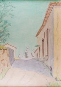 SENIOR Bryan 1935,Rising Road, Tuscany,1976,Bellmans Fine Art Auctioneers GB 2023-05-16
