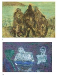SENOL Yorozlu,A)Ýsimsiz, B)Azizler,1978,Beyaz Art TR 2015-11-22