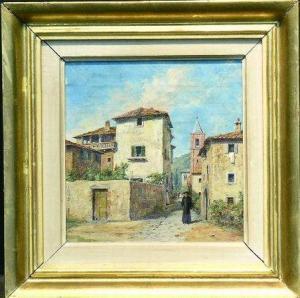 SENZI A 1900-1900,ITALIAN VILLAGE STREET,William Doyle US 2004-08-12