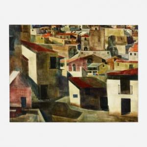 SEPESHY Zoltan 1898-1974,Old Town,Rago Arts and Auction Center US 2021-06-09