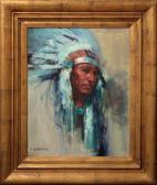 SEPULVEDA B,Portrait of an Indian Chief,Clars Auction Gallery US 2009-02-07