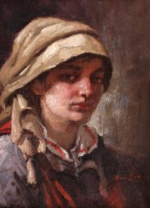 Serafim Dimitrie 1862-1931,Neapolitan Woman,Artmark RO 2023-06-19