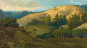 SERBAROLI Hector Ettore 1881-1951,Cow Grazing in California Foothills,Bonhams GB 2023-02-07