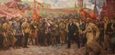 serbvtonskiy andrei andreyevich 1923,Lenin on the March with Comrades,Whyte's IE 2009-12-07