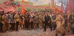 serbvtonskiy andrei andreyevich 1923,Lenin on the March with Comrades,Morgan O'Driscoll 2013-10-21