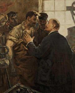 sergeevich grebernik vitaly 1928,Lenin with the Steelworkers,Whyte's IE 2009-12-07
