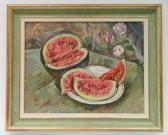 SERGEEVICH KARKOTS Vasili 1926-1990,Still-Life with Watermelon,1961,Rachel Davis US 2020-03-21