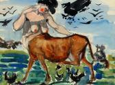 Sergei Vassilievich KALTSOV 1892-1951,The Female Centaur,Stockholms Auktionsverket SE 2008-10-02