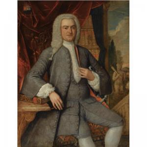 serin Harmanus 1677-1765,PORTRAIT OF HUBERTUS SNOECK,1736,Sotheby's GB 2009-05-05