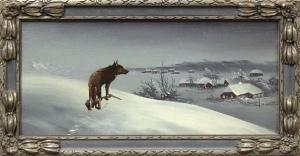 SERISAWA G. Yoichi 1874-1927,The Lone Wolf,Clars Auction Gallery US 2011-09-11
