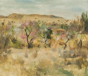 SERNEELS Clement 1912-1991,Landscape with Blossoming Trees,1963,Strauss Co. ZA 2024-02-12