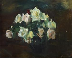 SERNEELS Clement 1912-1991,Roses in a Vase,1969,Strauss Co. ZA 2023-09-11