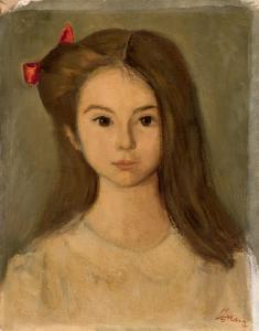 SERNY Ricardo S. Ysern 1908-1995,Retrato de niña, familia del pintor,Duran Subastas ES 2019-12-19