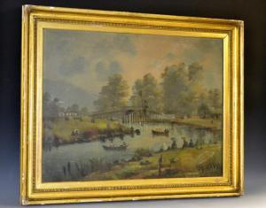 SEROPIAN Roupen,Boating in the Pleasure Grounds,Bamfords Auctioneers and Valuers 2017-03-15