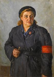 SEROV Vasily 1884-1959,Dryzhinnitsa,Sotheby's GB 2007-11-26