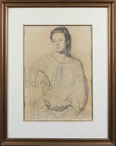SERRA CASTELLET Francesc 1889-1969,Retrato de Dama,Bonanova ES 2021-05-27