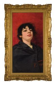 SERRA Ernesto 1860-1915,Ritratto di Elda,Wannenes Art Auctions IT 2019-12-03